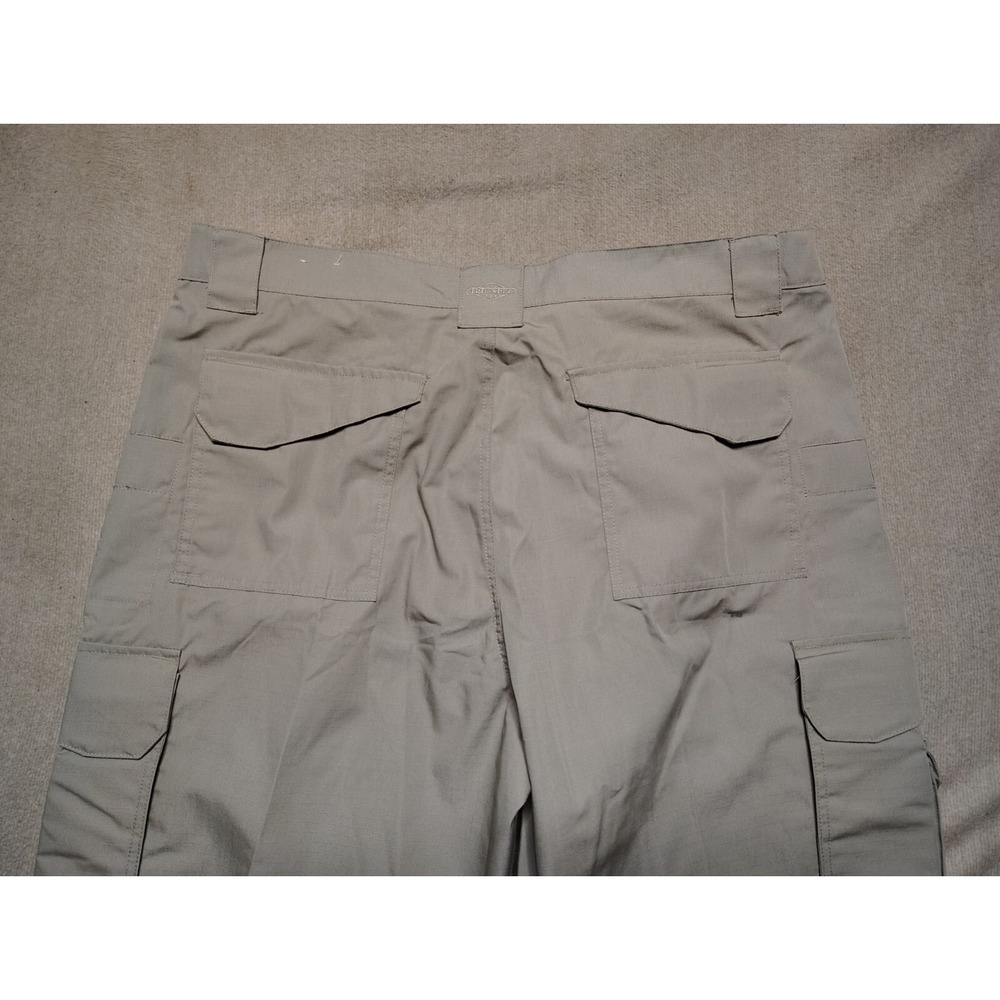 Tru SPEC Pants Mens 42x32 Beige Cargo Straight Leg Rigid‎ Work Flap Pockets - Picture 6 of 9